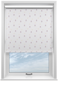 Merrily, Merry Small Violet - Twist&Fit Roller Blind